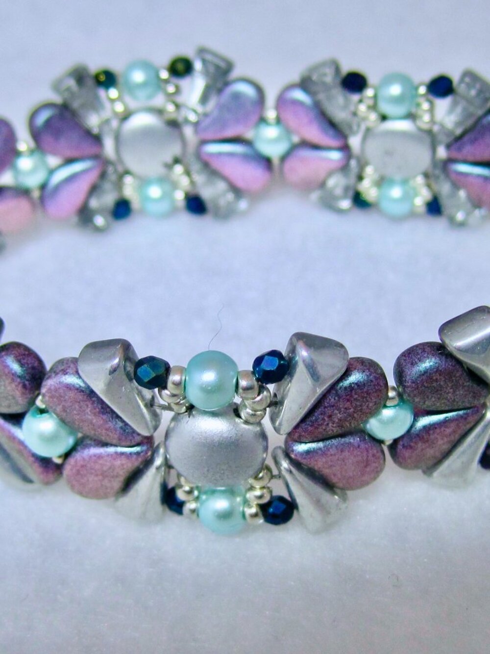 Lavender Luna Medallion Bracelet